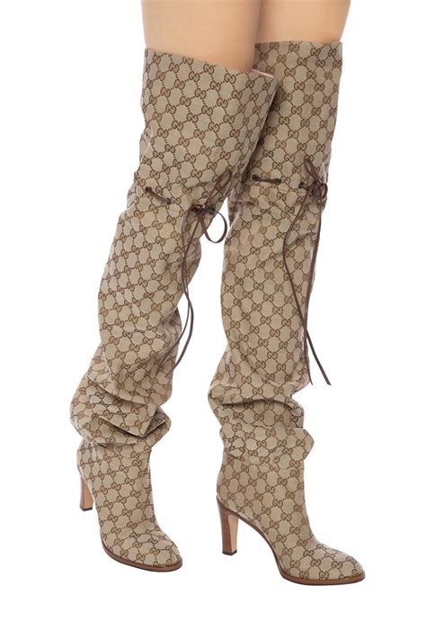 gucci thigh high tights|thigh high gucci boots.